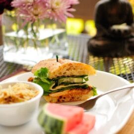 무지개 채소 기분전환 비건 브런치